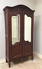 stunning french antique armoirette